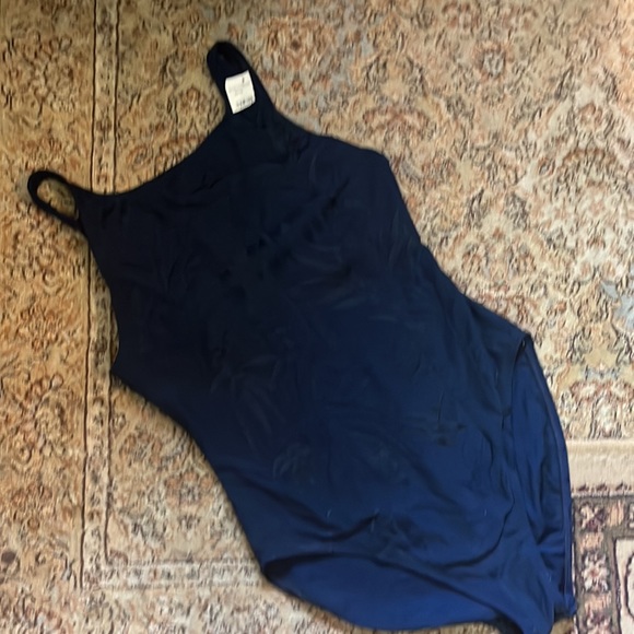 TOMMY BAHAMA Size 14 Monochromic MODEST Palm-tree "Textured Print" 1-Pc $158 NEW - Picture 7 of 16